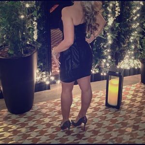 Strapless black House of CB dress “jaleesa”